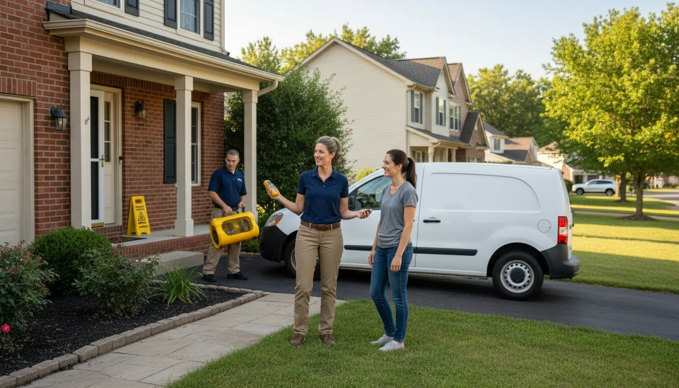 Water restoration image for Water Damage & Restoration Services in Greensboro, VT